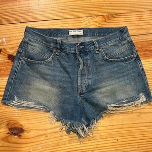 EUC Free People, We The Free Jean shorts.